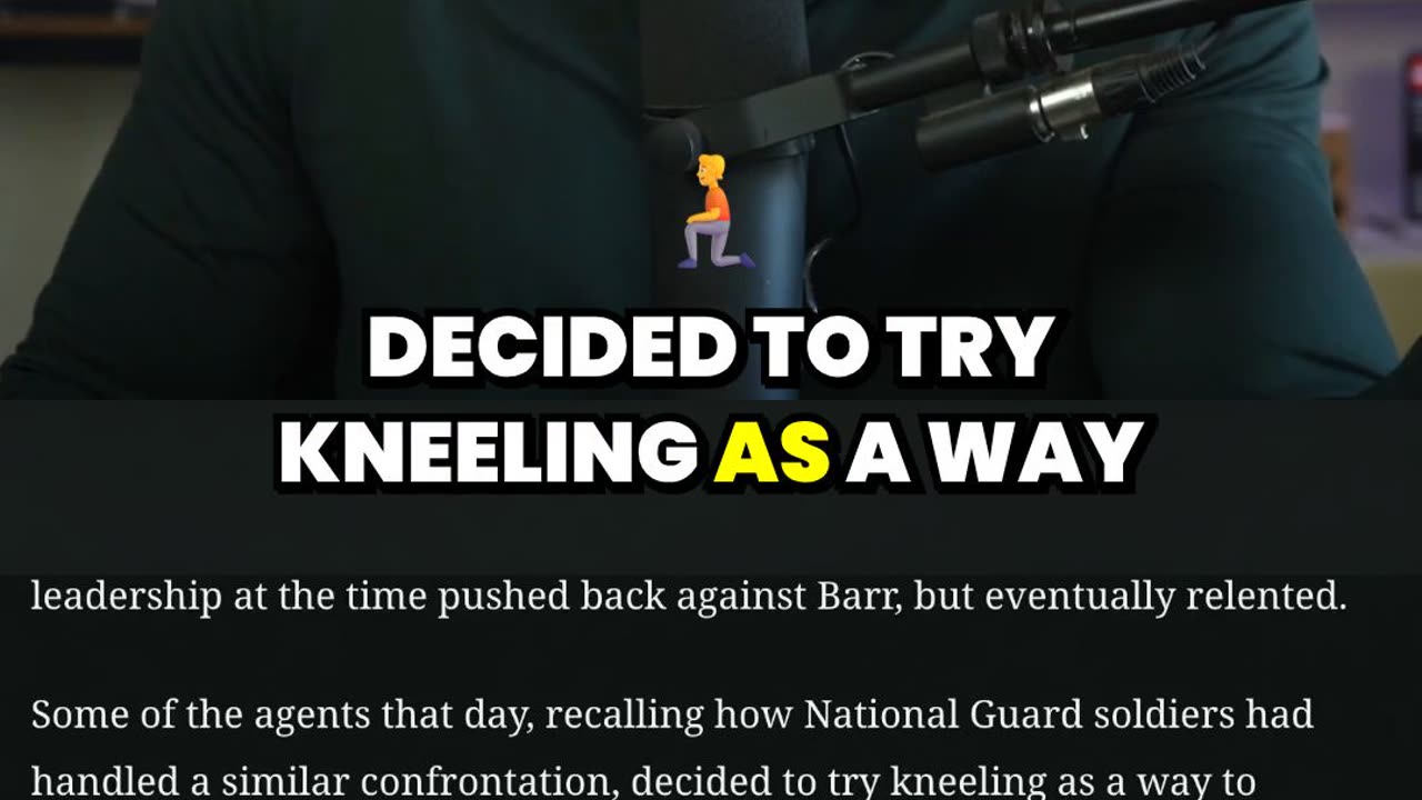 FBI Agents Took a Knee as Streets BURNED