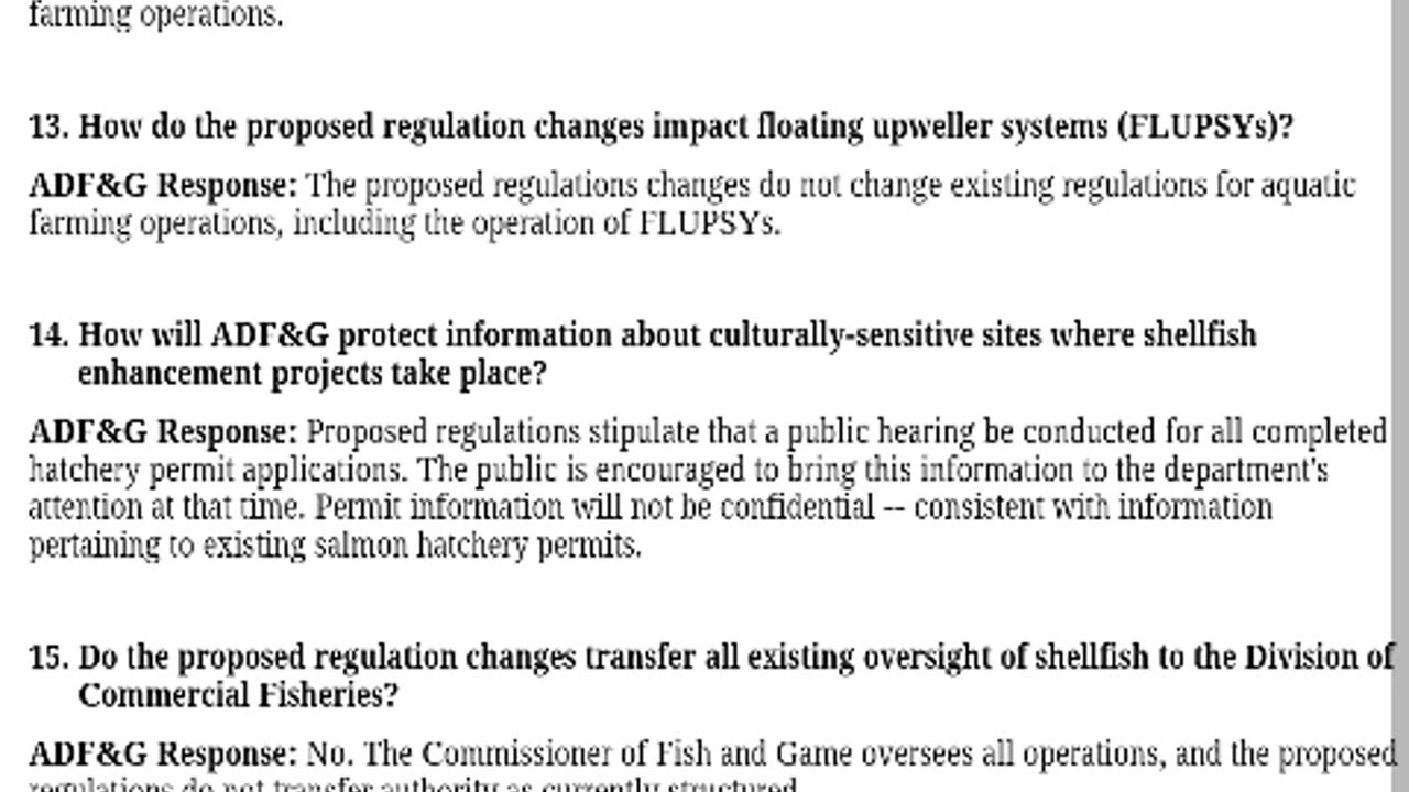 Fairbanks! What's going on? (03/05/2025) ADF&G Response ( Part 2/2)