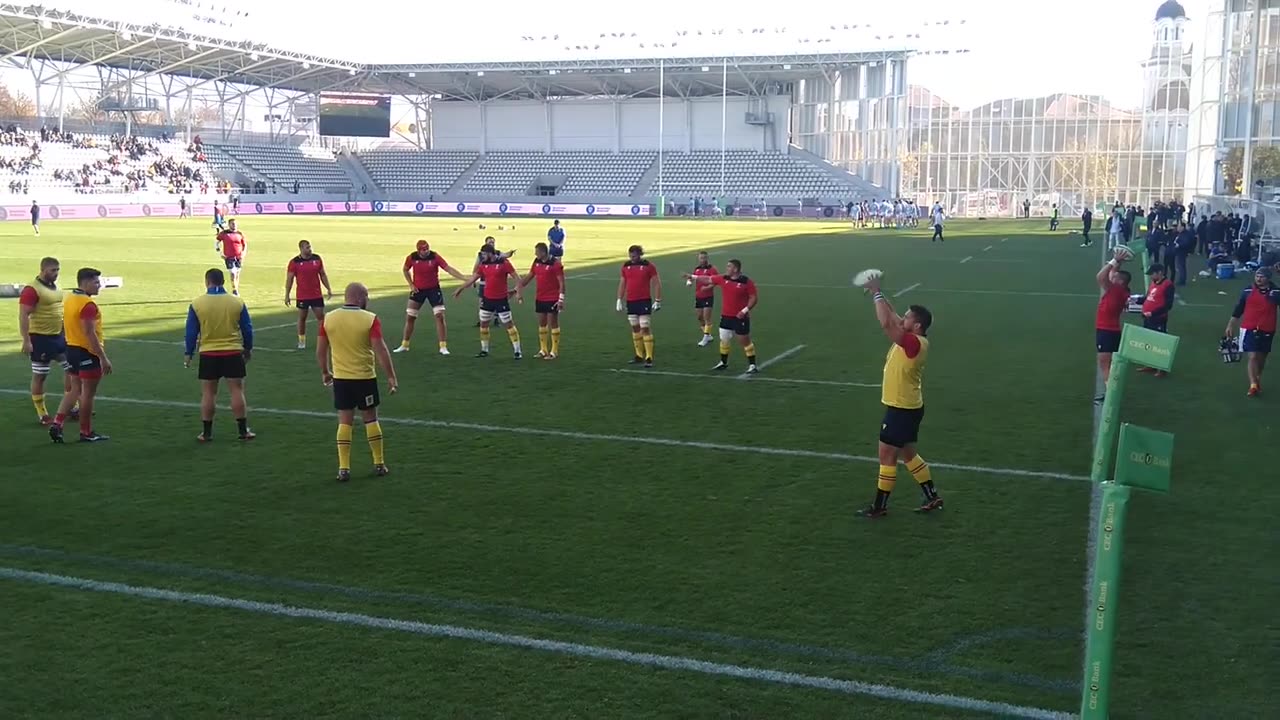 Romania vs Uruguay before the match (Rugby International)