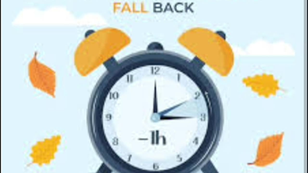 Today is daylight savings times ends change your clocks ⏰️ 10/2/25