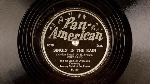 Singin' In The Rain - Cliff Lang and his All-Star Orchestra