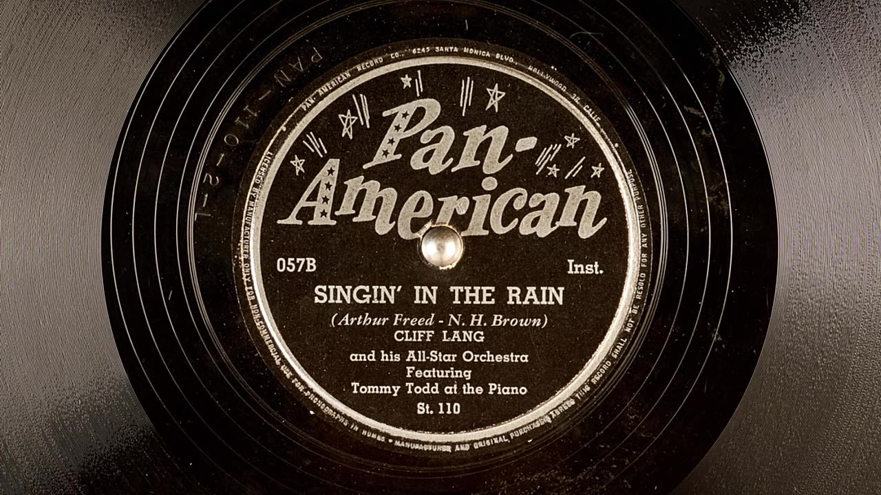 Singin' In The Rain - Cliff Lang and his All-Star Orchestra