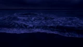 💤DARK SCREEN OCEAN WAVES SLEEP THERAPY 😴 Natural Sound Ultimate Relaxation Stress Relief Study💤