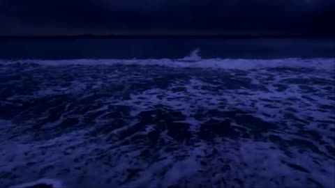 💤DARK SCREEN OCEAN WAVES SLEEP THERAPY 😴 Natural Sound Ultimate Relaxation Stress Relief Study💤