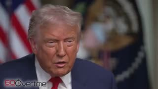 President Donald J. Trump's FULL interview on 60 Minutes