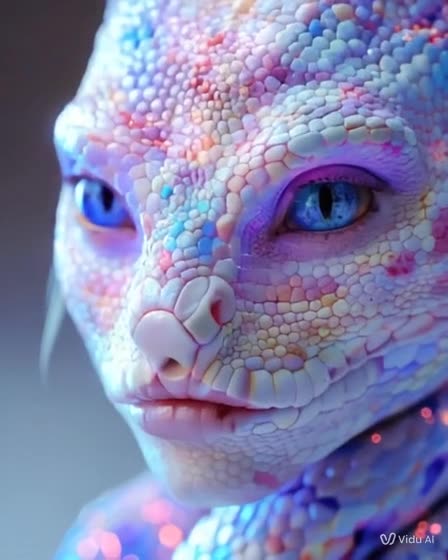 Ethereal Serpent: The Beauty of an Alien Reptilian Being