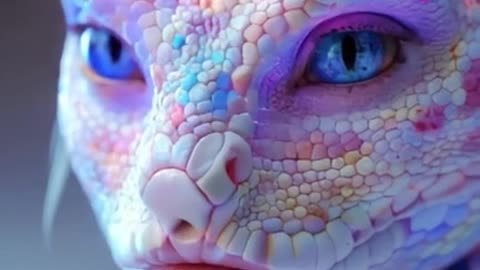 Ethereal Serpent: The Beauty of an Alien Reptilian Being