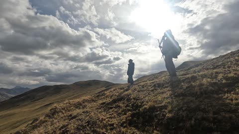 Jativiri tocando sampoña en los cerros de Huancavelica #Peru #sanpedro