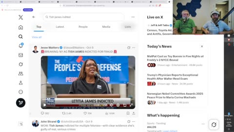 Census, Toyota Ad, Portland and Antifa, Government Shutdown, Trump Peace, Tish James