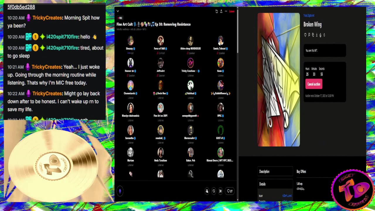 Fine Arts Spaces Cast 10/16/2025