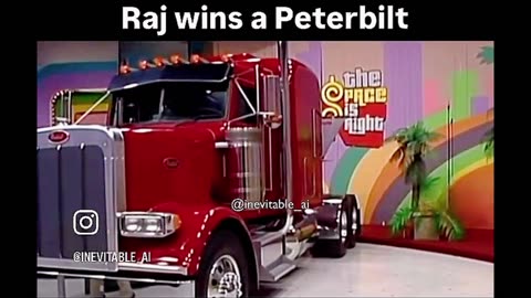 Raj wind a Peterbilt 🤣 Indian trucker 🤣