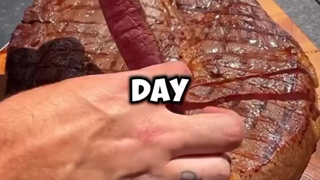 What would happen to a woman’s body if she ate steak everyday for 1 week