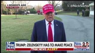 🚨 TRUMP: WITHOUT AMERICA, ZELENSKY LOSES