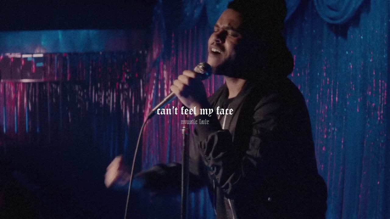 the weeknd - can't feel my face (slowed + reverb)