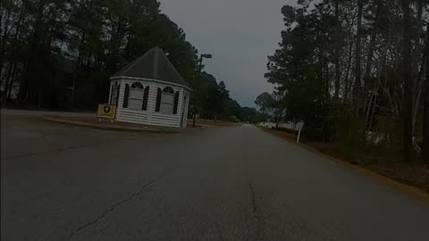 coming back from fishing on a lake through a special park
