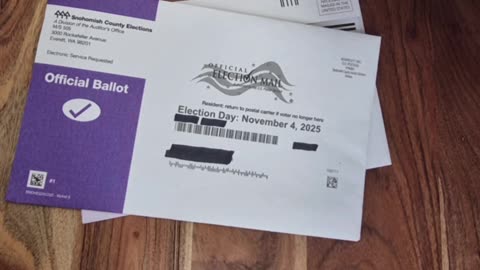Explainer of Barcodes on Washington Mail-in Ballot