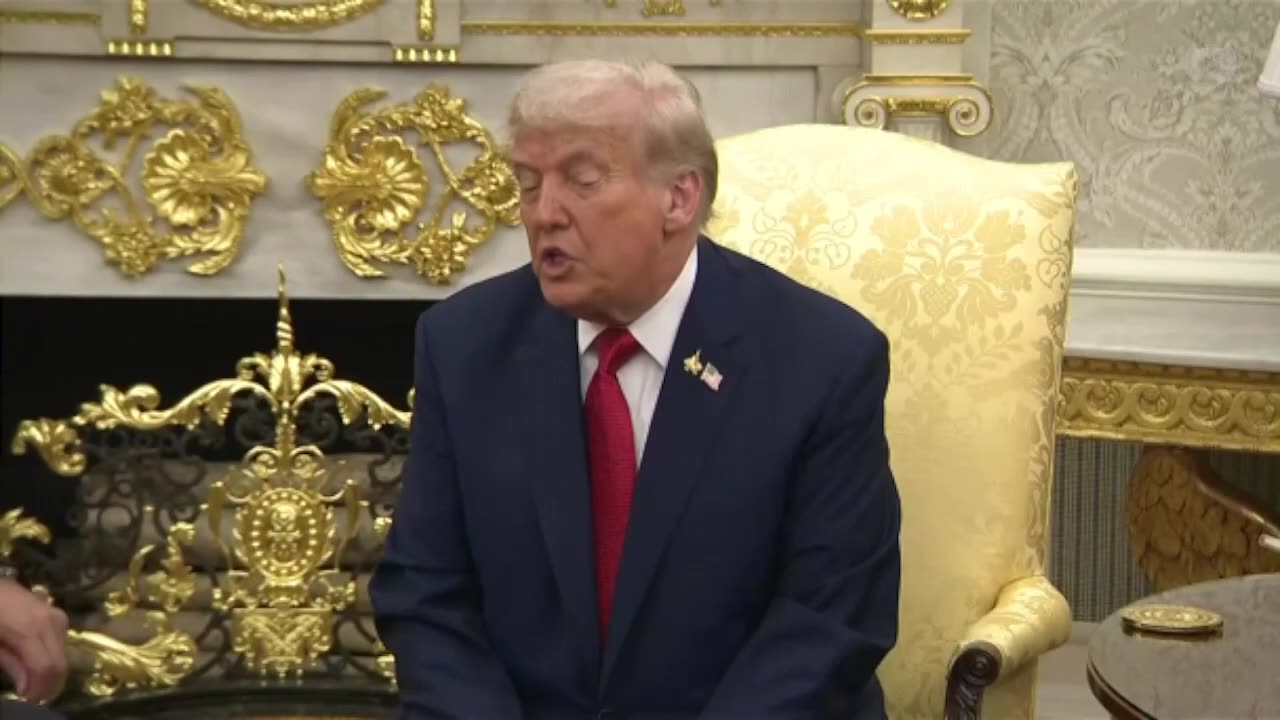 President Trump warns the leftists...