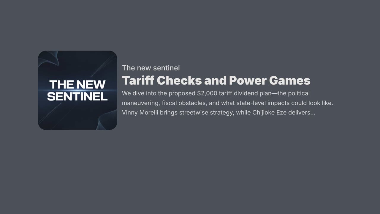 Tariff Checks and Power Games