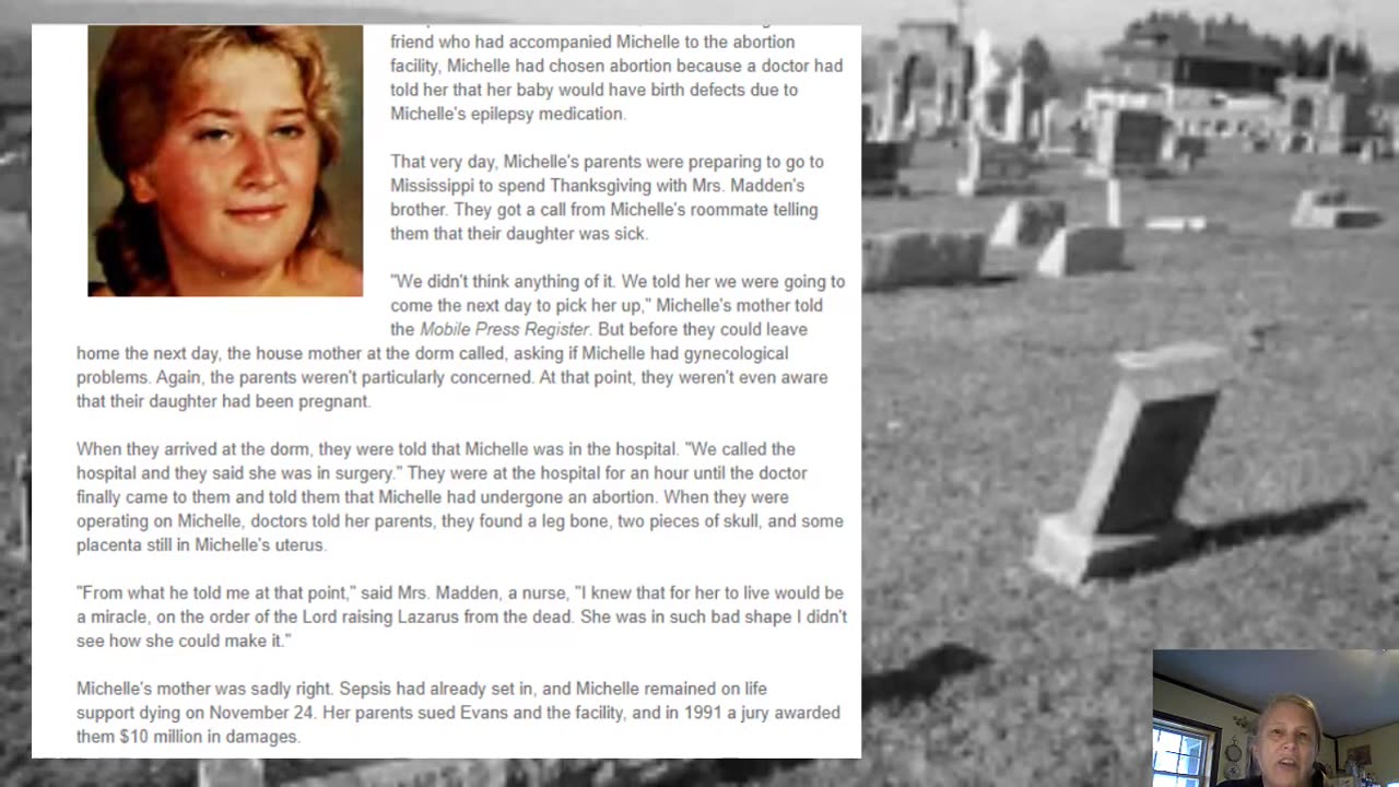 Abortion Leads to Thanksgiving Tragedy