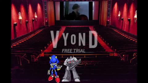 Metal Sonic and Megatron misbehave at the movies