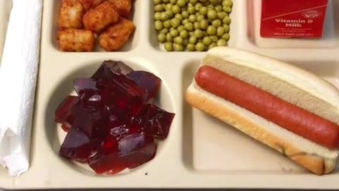 school lunch 90's