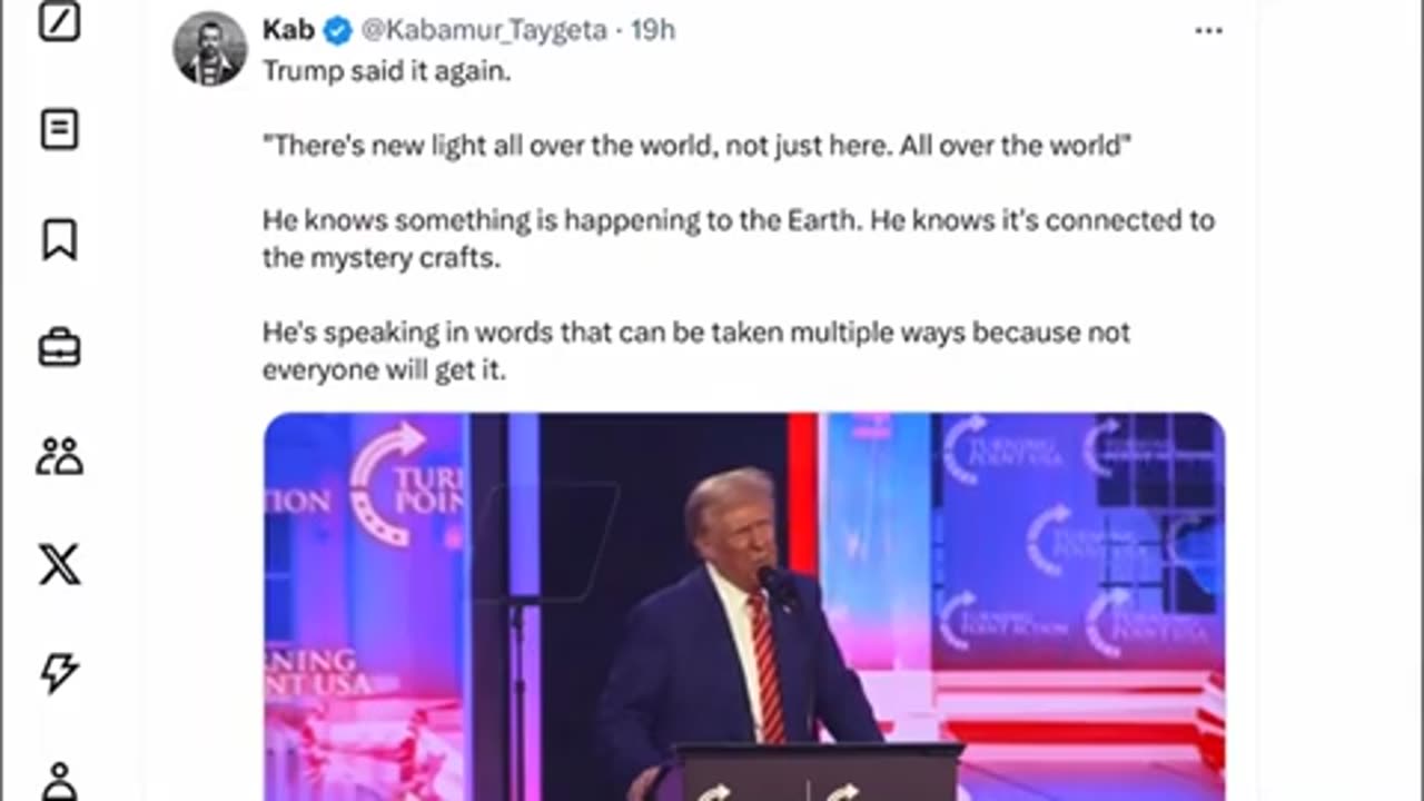 Trump "New Light" ..