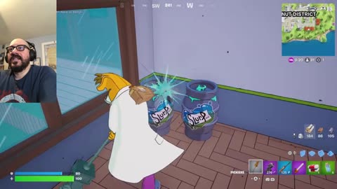 Attempting to get far in Fornite ranked