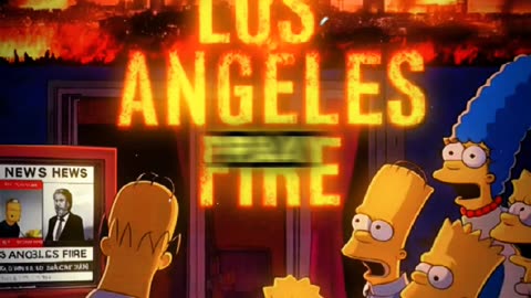 Simpsons Already Predicted About The Fire In Los Angeles In 2025