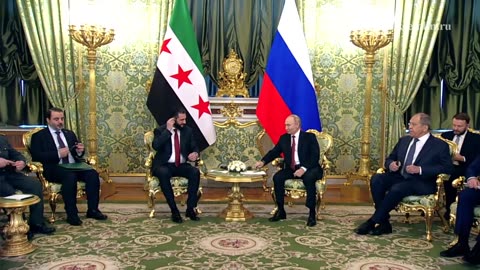 В Кремле проходят переговоры Владимира Путина с Президентом Сирии Ахмедом Шараа