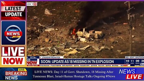 Day 11 of Govt. Shutdown, 18 Missing After Tennessee Blast, Israel-Hamas Hostage Talks Ongoing