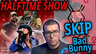 Superbowl Halftime show is GAY. TPUSA All American LIVESTREAM. Gaming before and after.