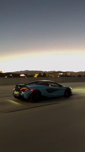 Hypercar Glory at Sunset — Pure Power & Golden Views”