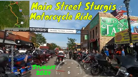 Main Street Sturgis Motorcycle Ride