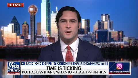 Rep Brandon Gill: So Far Epstein Files Revealed Dems Involvement