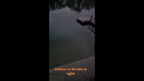 Stillness on the lake in the quiet of the night! #arkansas