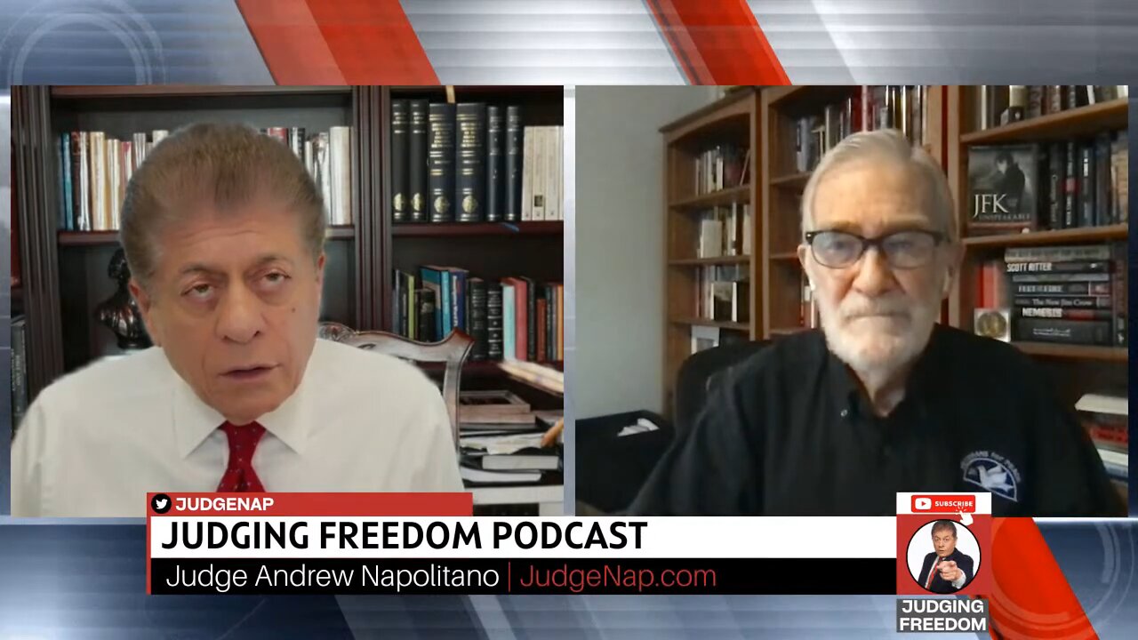 Judge Napolitano & Ray McGovern: Only PSYCHOPATHS could try to expel 1,5 million people from Gaza