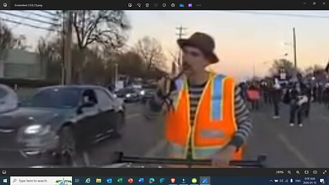 Protester Fakes Getting Run Over by State Trooper