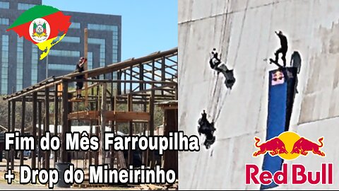 Desmontando o Acampamento Farroupilha ⛺️ + Final Drop do Mineirinho no Prédio do CAFF 🛹