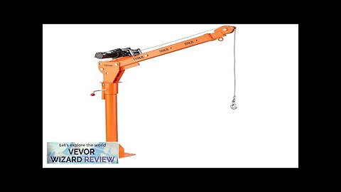 VEVOR Electric Pickup Truck Crane 1100 lbs Capacity 360° Swivel Truck Jib Review