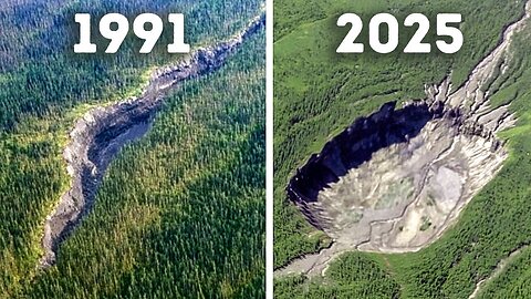 Mysterious Hole That Keeps Swallowing the Forest - No One Can Stop It