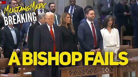 #BreakingNews A leftist Bishop just confronted President Trump in the Washington D.C. Cathedral!