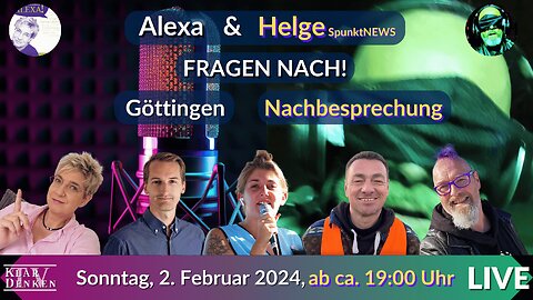 🔵💥Live - Nachbesprechung der Demo in Göttingen mit Alina, Michael Schele und Marcus Fuchs💥