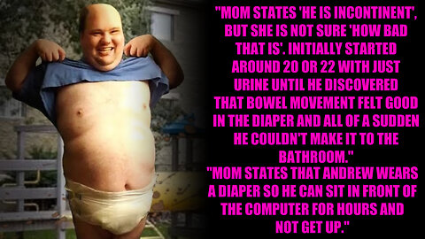 Autism Faker Andrew Ditch's DEGENERACY WAS EXPOSED BY HIS MOTHER IN AN INTERVIEW 6 YEARS AGO