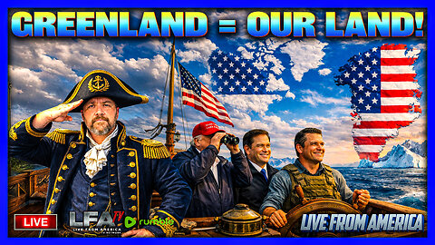 GREENLAND = OUR LAND! | LIVE FROM AMERICA 1.7.26 11AM