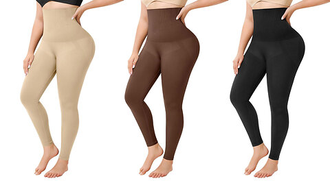 Tummy Control Shapewear for Women – Butt Lifting Thigh Slimmer, High Waisted Body Shaper Girdles.