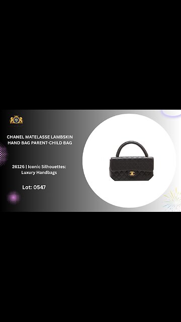 CHANEL MATELASSE LAMBSKIN HAND BAG PARENT‑CHILD BAG