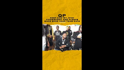 @qp_hbtl Keep God 1st, Stay consistent and always make sure your team eats