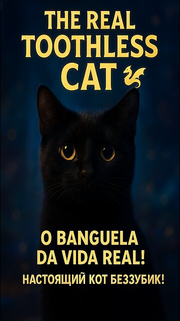 This kitty is the real-life Toothless! 🐉🐾