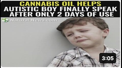 Cannabis oil helps autistic boy finally speak after only 2 days of use