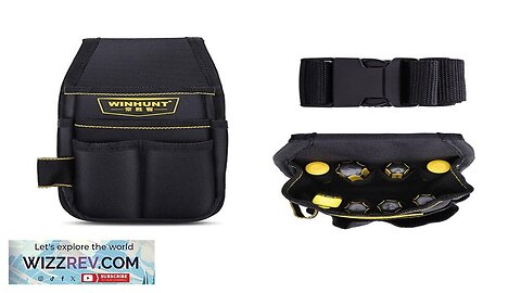 Tool bag Electrician Bag Waist Bag Thickened Canvas Oxford Cloth Hardware Tools Review